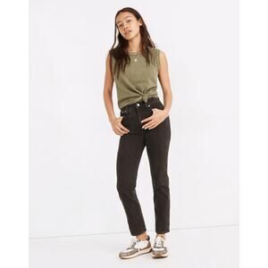 Madewell The Curvy Perfect Vintage Jean Lunar Wash | Faded Black | SZ 33